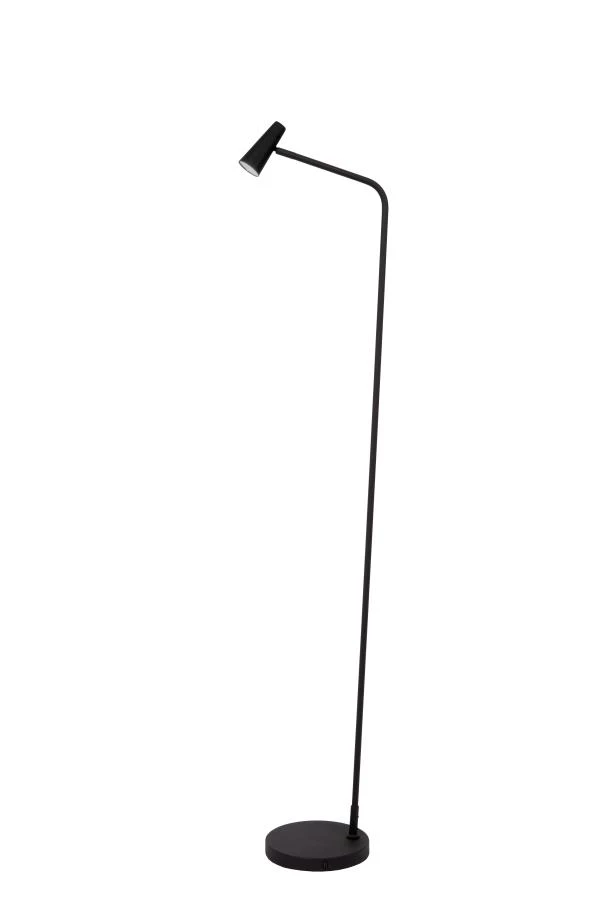 Lucide STIRLING - Lampadaire Rechargeable - Batterie/Piles - LED 3 StepDim - 1x3W 2700K - Noir - éteint